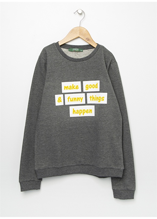 Limon Antrasit Melanj Sweatshirt 1