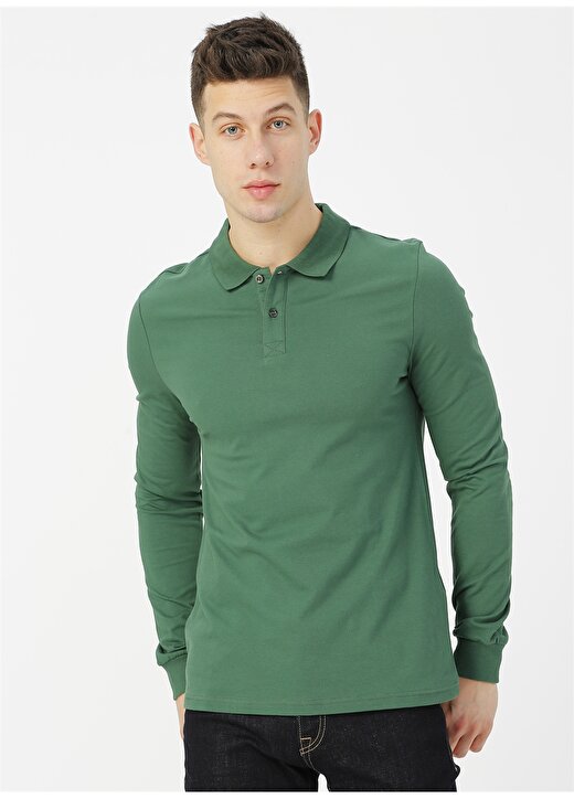 Limon Koyu Yeşil Polo T-Shirt 1