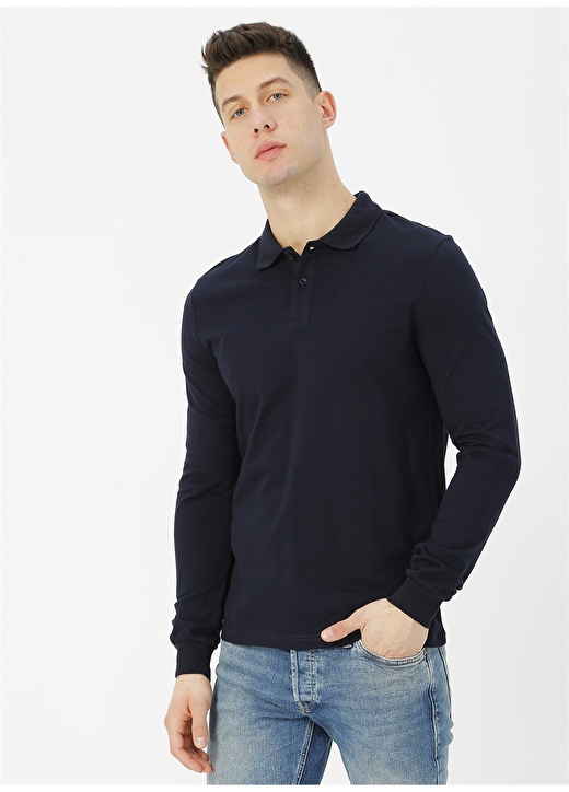 Limon Lacivert Polo T-Shirt 1