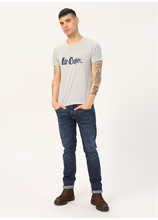 Lee Cooper Gri Melanj T-Shirt 2