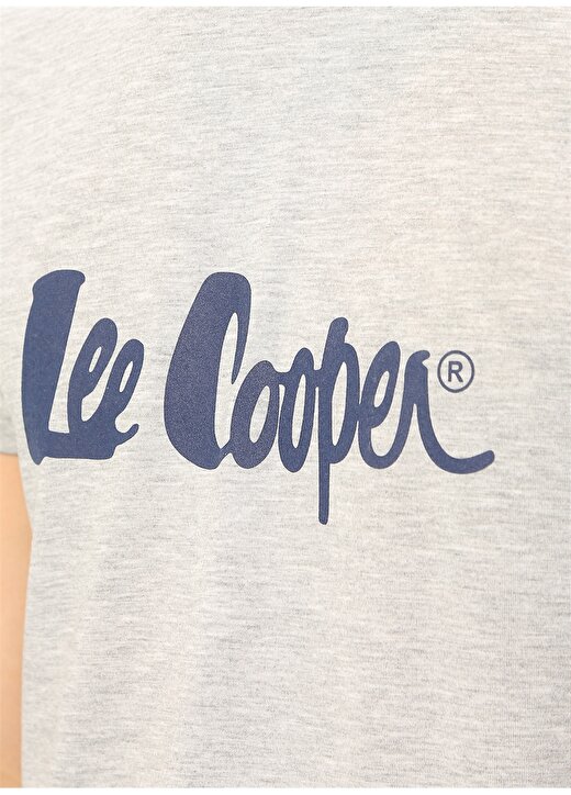 Lee Cooper Gri Melanj T-Shirt 4