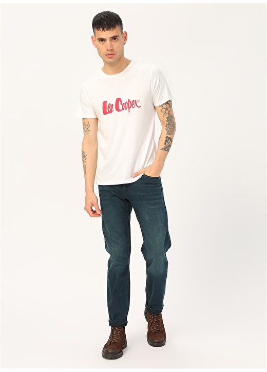 Lee Cooper Beyaz T-Shirt 2