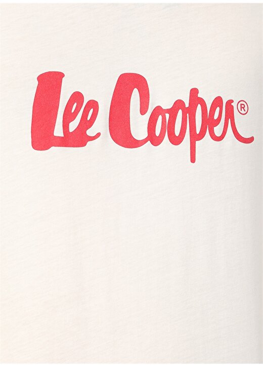 Lee Cooper Beyaz T-Shirt 4