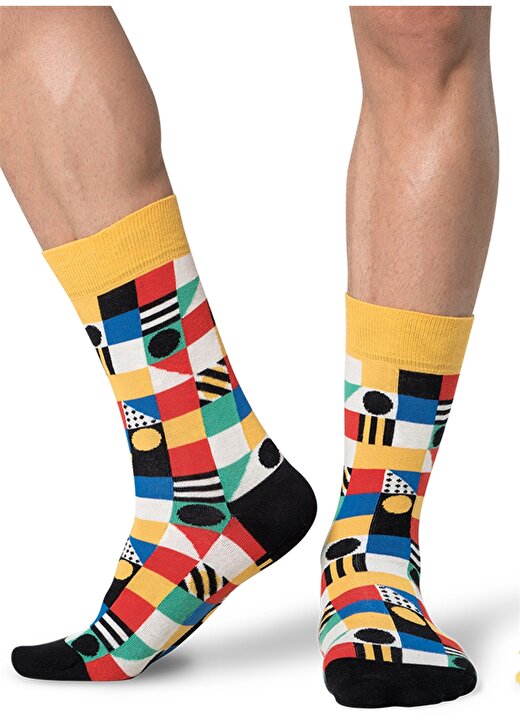 One Two Socks Çok Renkli Erkek Çorap 4