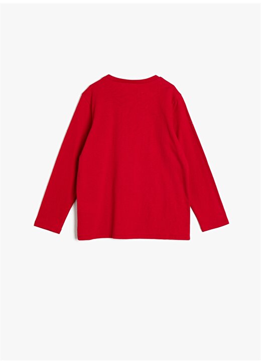 Koton Baskılı Kırmızı T-Shirt 2