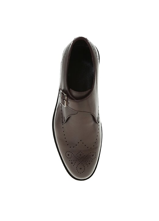 Fabrika Kahverengi Deri Klasik Ayakkabı 4