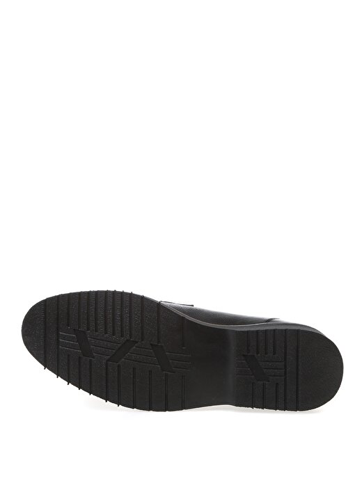 Fabrika Siyah Deri Klasik Ayakkabı 3