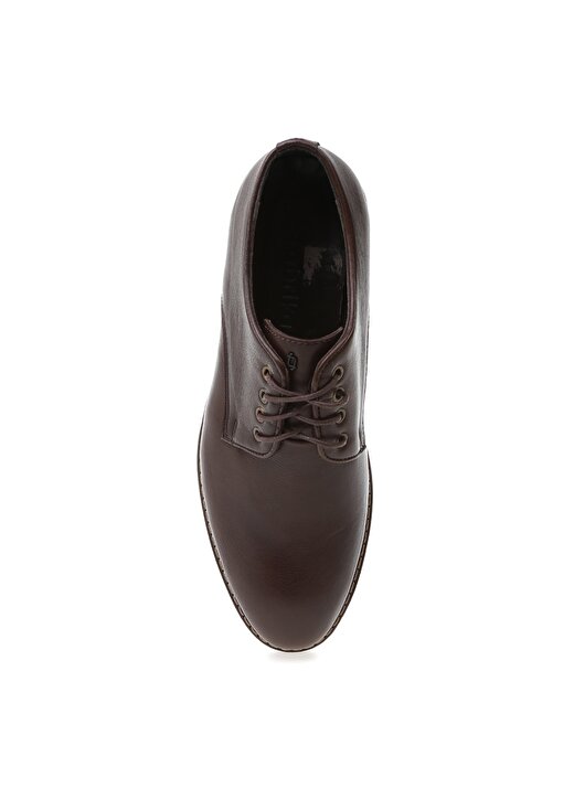 Fabrika Kahverengi Deri Klasik Ayakkabı 4