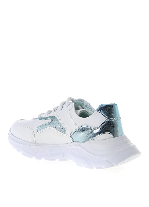 Limon Beyaz - Mavi Kız Çocuk Yürüyüş Ayakkabısı K01-FANE-F 2