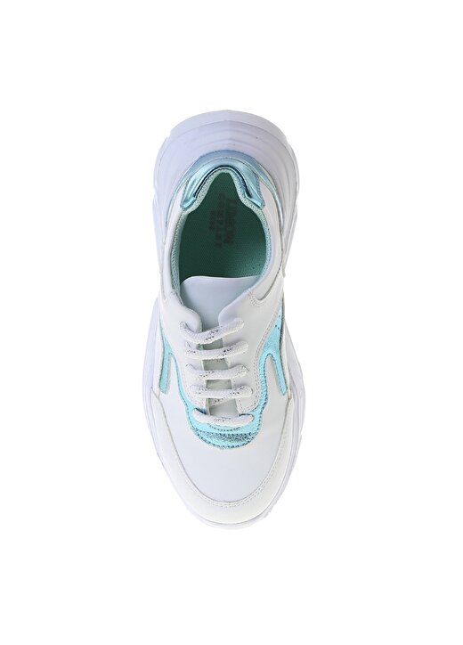 Limon Beyaz - Mavi Kız Çocuk Yürüyüş Ayakkabısı K01-FANE-F 4