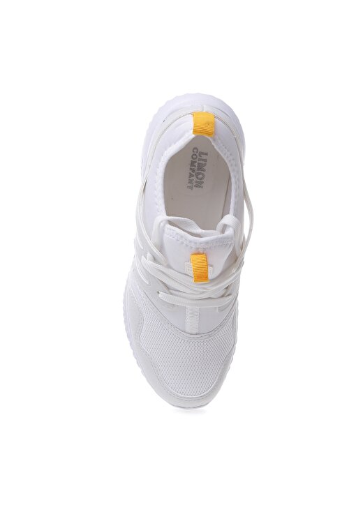 Limon L52-Luna Bağcıklı Beyaz Kadın Sneaker 4
