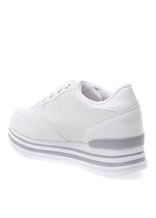 Limon L54-Dona Bağcıklı Beyaz Kadın Sneaker 2