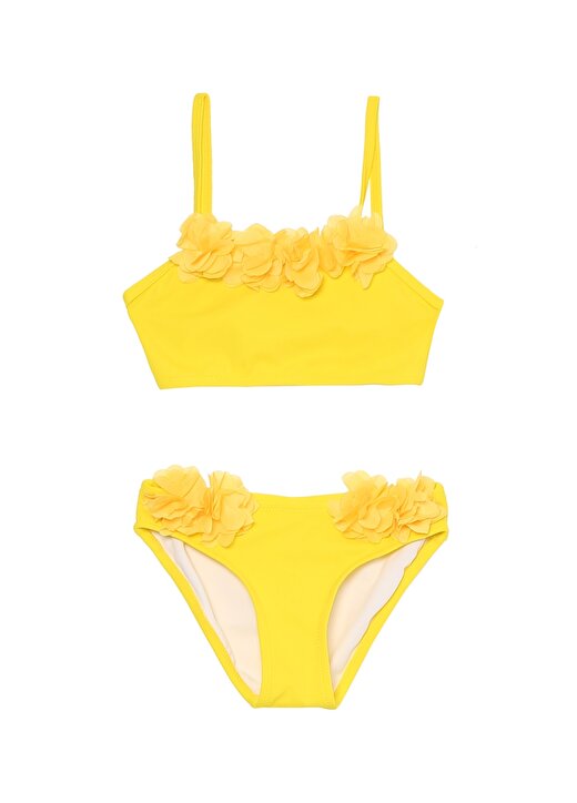 Limon Sarı Kız Çocuk Bikini Takım 2