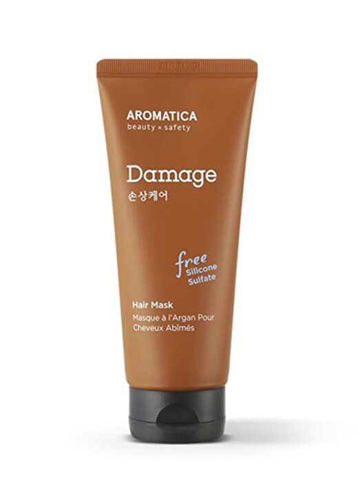 Aromatica Argan Damage Care Hair Mask -Argan Yağı Saç Bakım Maskesi 1
