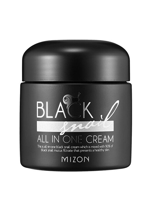 Mizon Black Snail All In One Cream - Siyah Salyangoz & Siyah Bitki Ekstreli Premium Bakım Kremi 1
