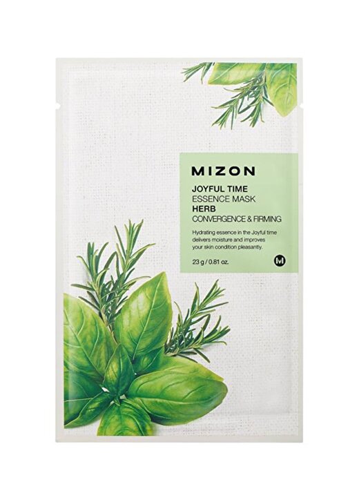 Mizon Joyful Time Essence Mask Herb - Nane Maskesi 1