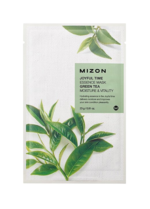 Mizon Joyful Time Essence Mask Green Tea - Yeşil Çay Maskesi 1