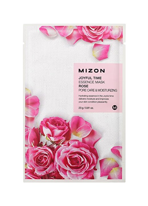 Mizon Joyful Time Essence Mask Rose - Gül Maskesi 1