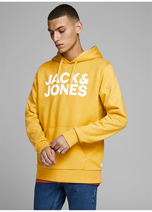 Jack & Jones 12152840 Koyu Sarı Sweatshirt 2