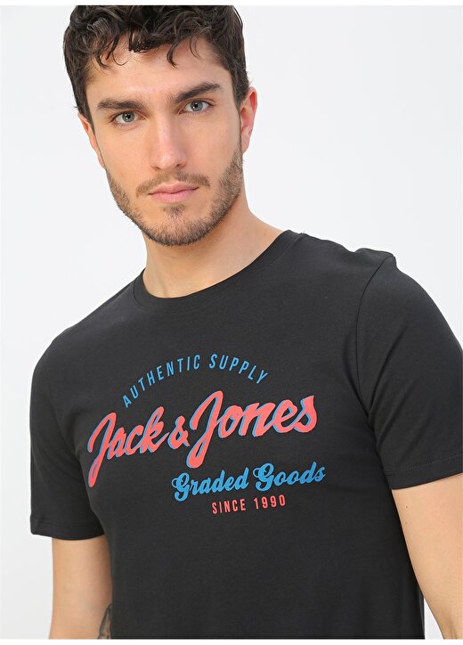 Jack & Jones 12164848 Siyah T-Shirt 1