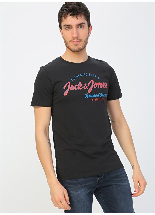Jack & Jones 12164848 Siyah T-Shirt 3