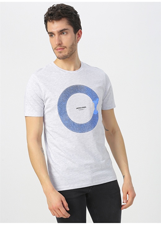 Jack & Jones 12167185 Beyaz Melanj T-Shirt 3