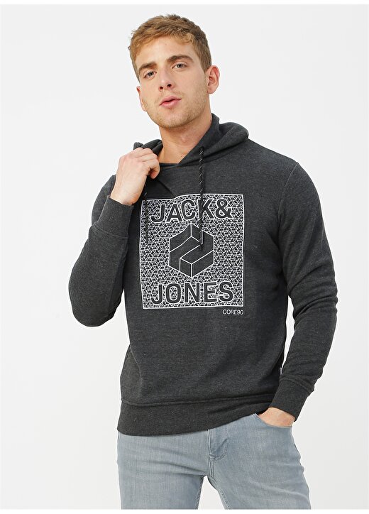 Jack & Jones 12167582 Siyah Sweatshirt 1