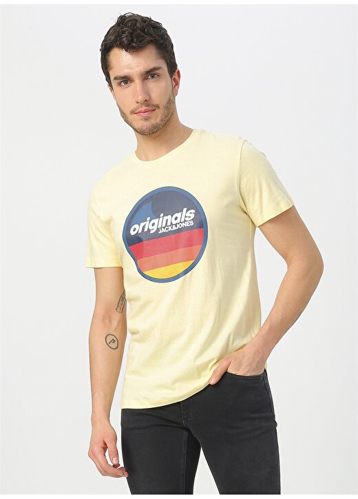 Jack & Jones 12168083 Açk Sarı T-Shirt 3