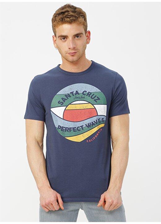Jack & Jones 12168406 Lacivert T-Shirt 1