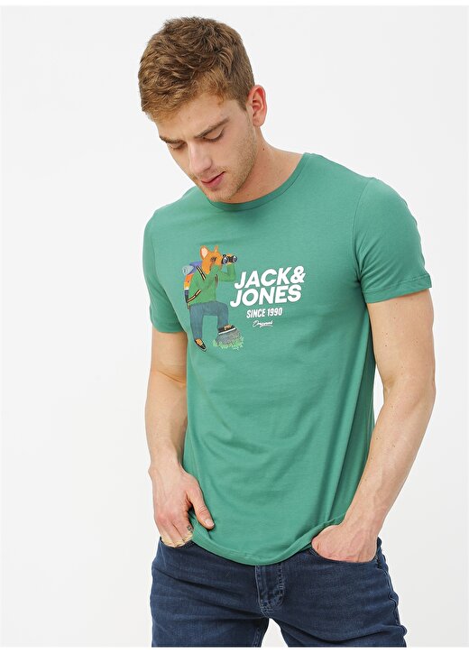 Jack & Jones 12168880 Yeşil T-Shirt 3