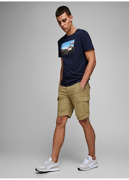 Jack & Jones 12169396 Kamel Kargo Şort 1