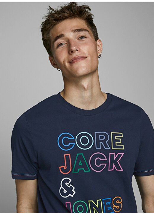 Jack & Jones 12171360 Lacivert T-Shirt 4