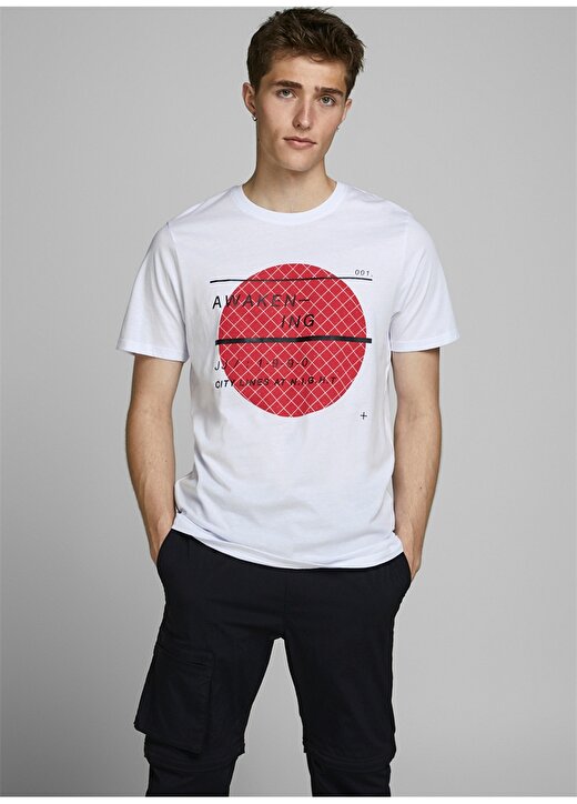Jack & Jones 12171452 Beyaz T-Shirt 4