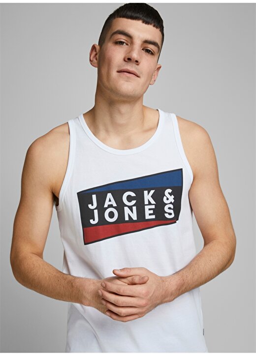 Jack & Jones 12171465 Beyaz Atlet 1