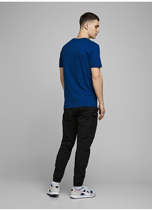 Jack & Jones 12172215 Gri Mavi T-Shirt 4