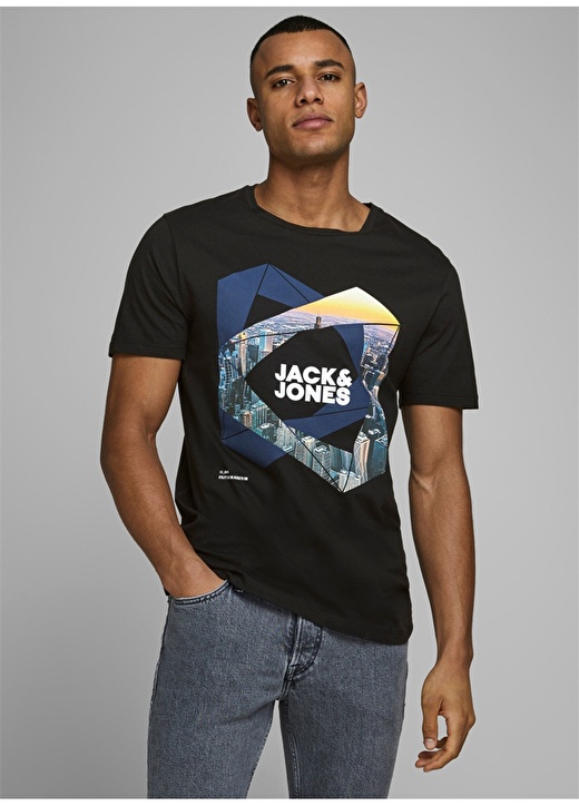 Jack & Jones 12172216 Siyah T-Shirt 1