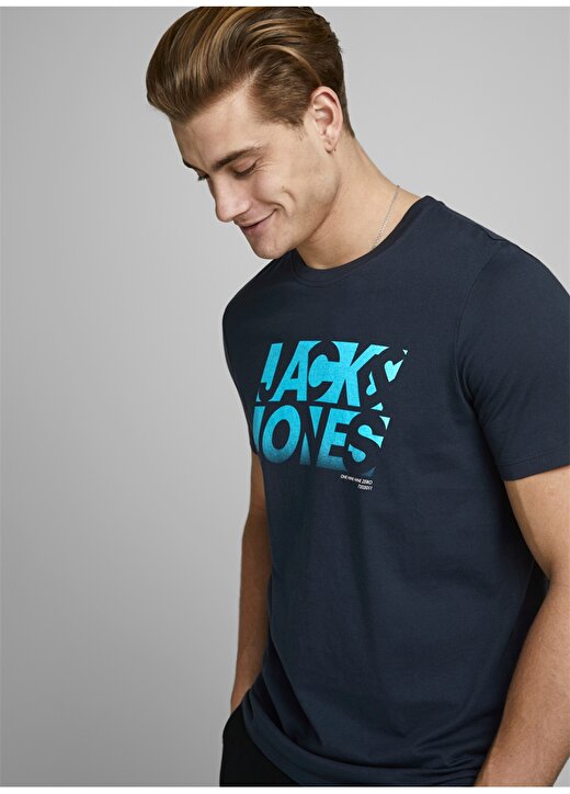 Jack & Jones 12174366 Lacivert T-Shirt 1