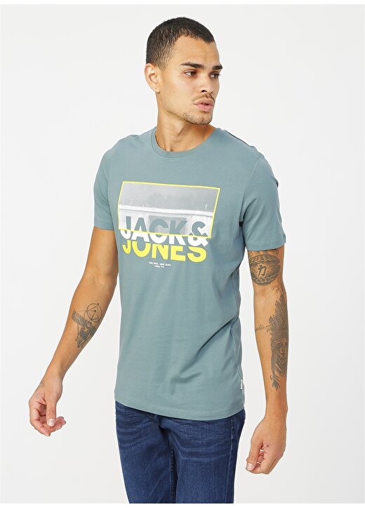 Jack & Jones 12174369 Yeşil T-Shirt 2
