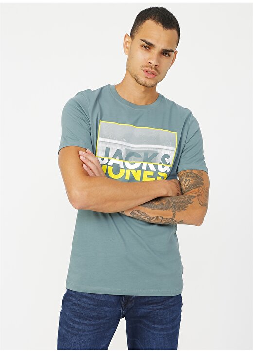 Jack & Jones 12174369 Yeşil T-Shirt 3