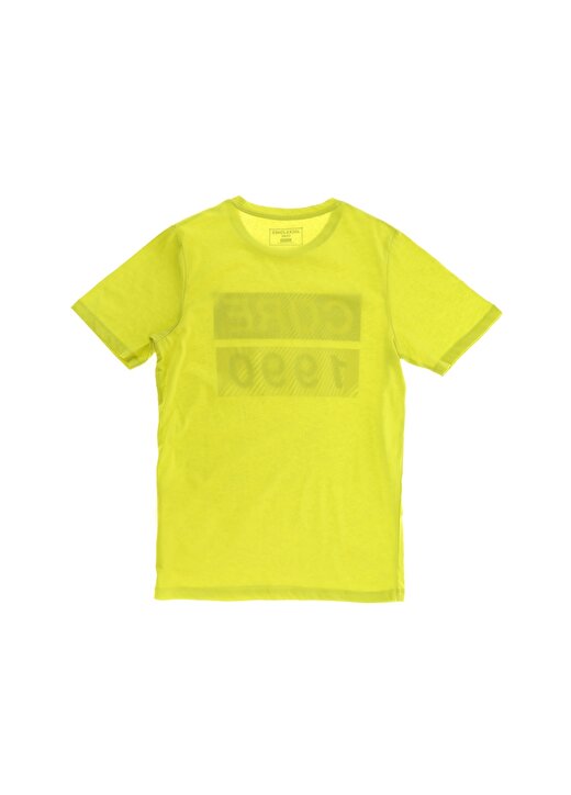 Jack & Jones 12174417 Neon Sarı T-Shirt 2