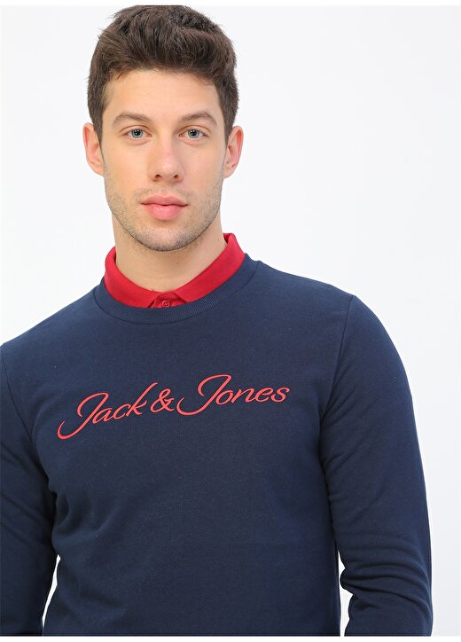 Jack & Jones 12176502 Lacivert Sweatshirt 1