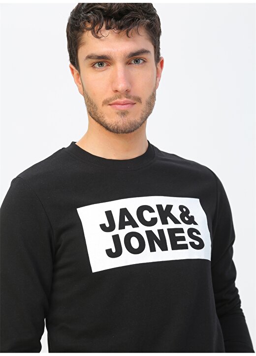 Jack & Jones 12176086 Siyah Sweatshirt 3