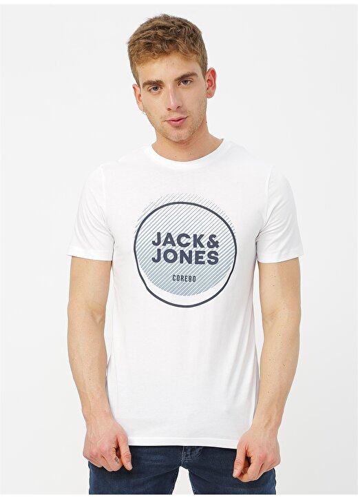 Jack & Jones 12179378 Beyaz T-Shirt 1