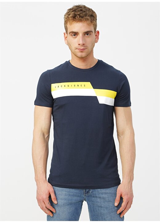 Jack & Jones 12179383 Lacivert T-Shirt 1
