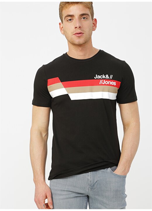 Jack & Jones 12179383 Siyah T-Shirt 3