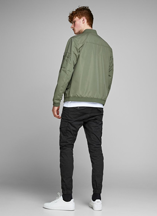 Jack & Jones Dar Paça Siyah Erkek Kargo Pantolon 12139912_JJIPAUL J 2