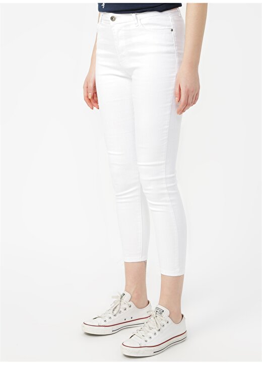Fashion Friends Beyaz Denim Pantolon 3