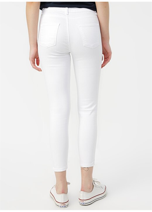 Fashion Friends Beyaz Denim Pantolon 4