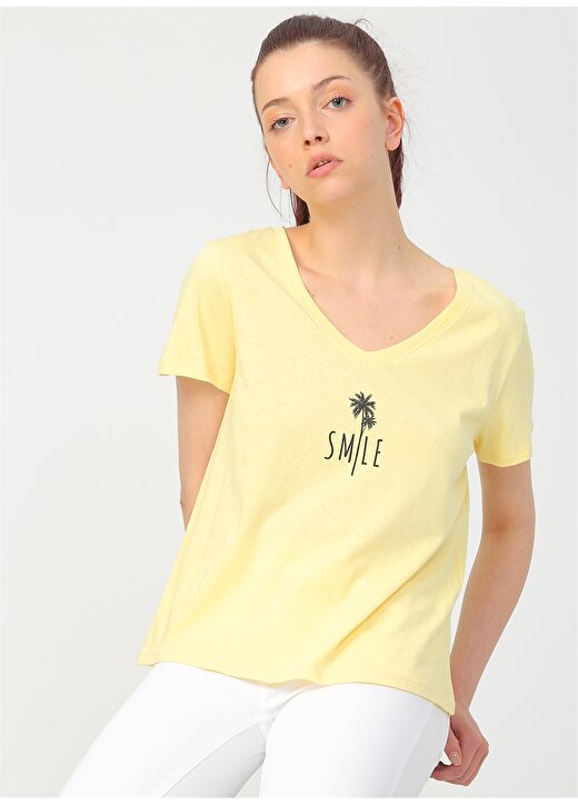 Only Sarı T-Shirt 3