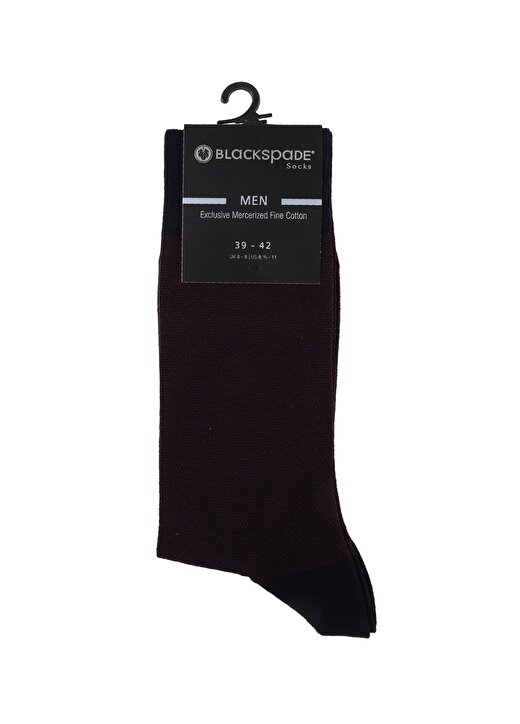 Blackspade Erkek Bordo Uzun Çorap 1